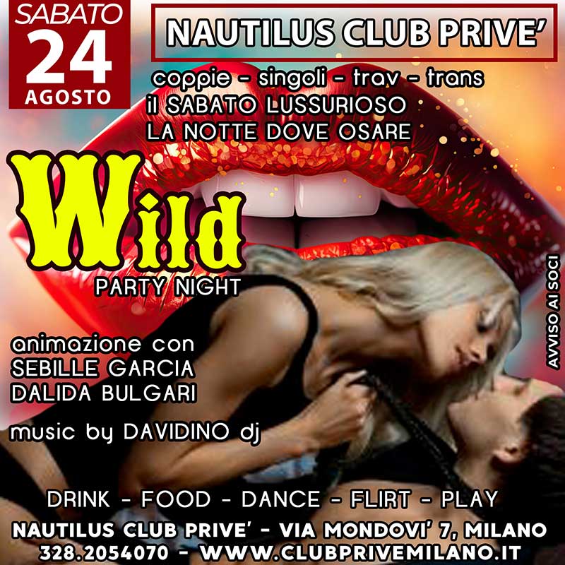 SABATO COPPIE TRAV TRANS PARTY NIGHT