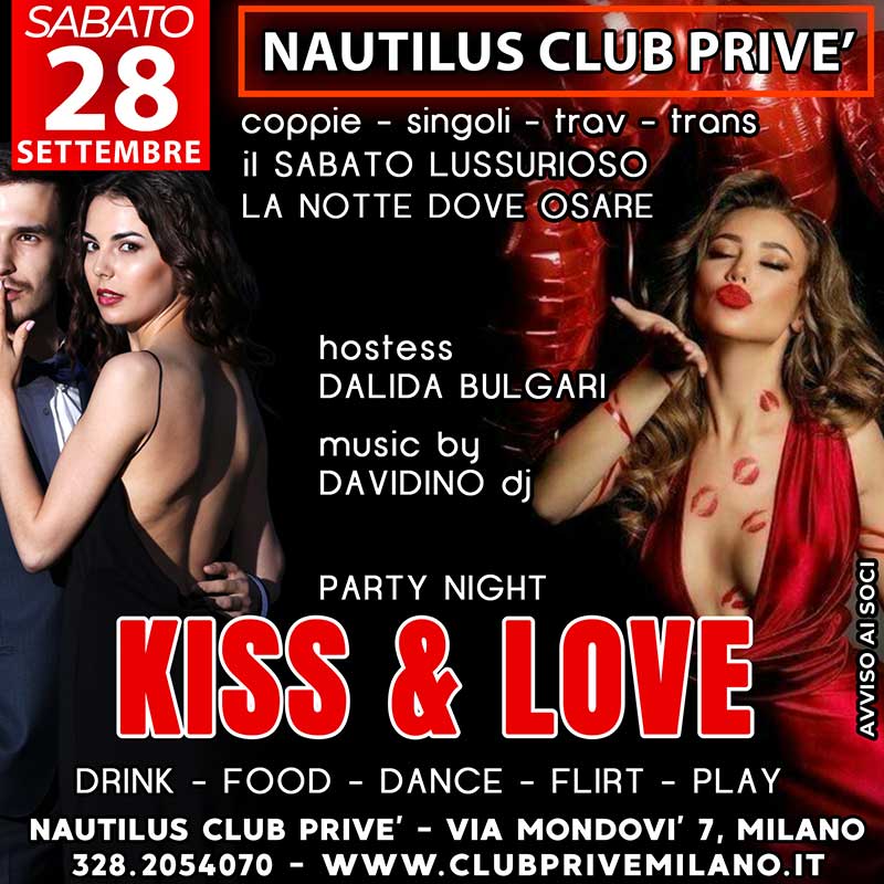 partuy festa sabato amore baci kiss love coppie trav trans